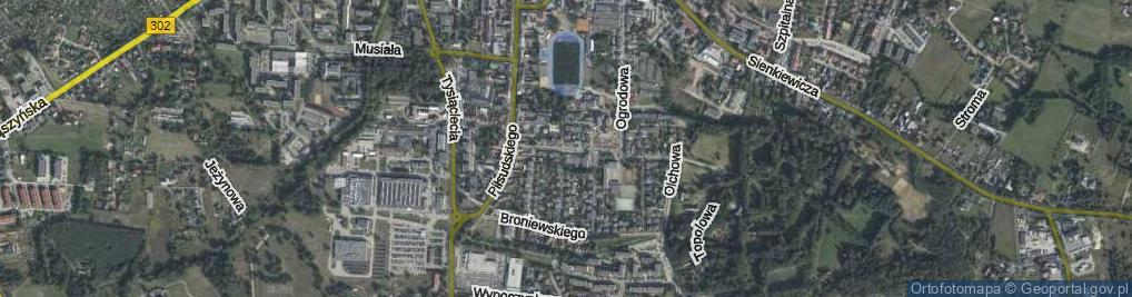 Zdjęcie satelitarne Barteckiego Wojciecha ul.